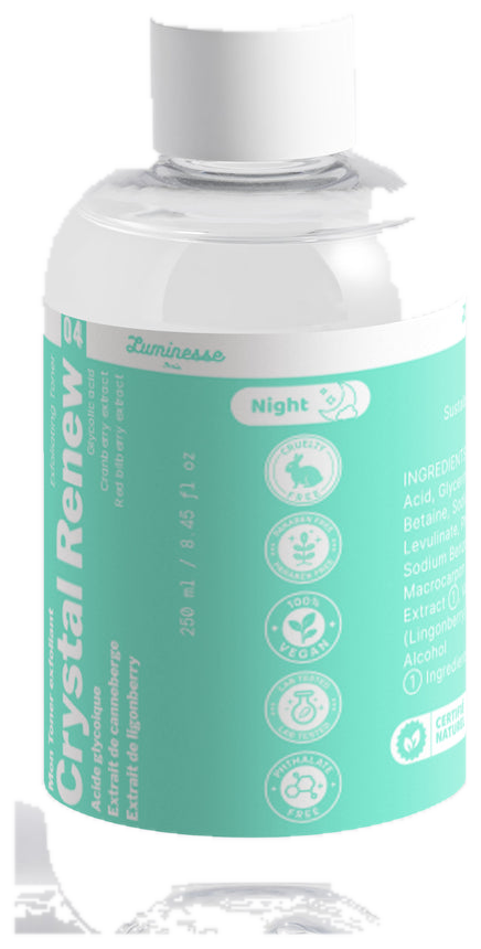 Crystal Renew Luminesse Paris sur fond transparent