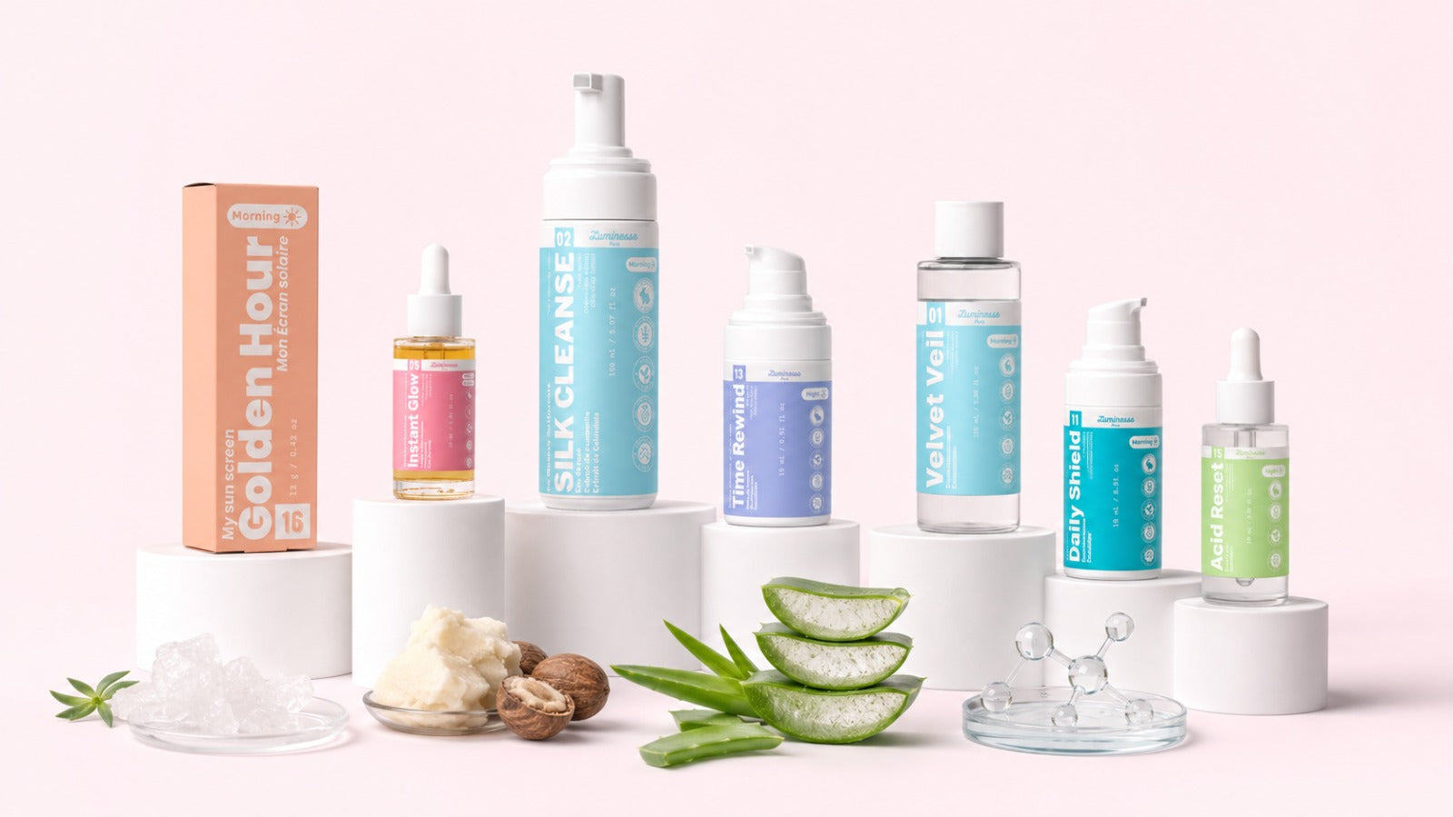La gamme de soins Luminesse Paris
