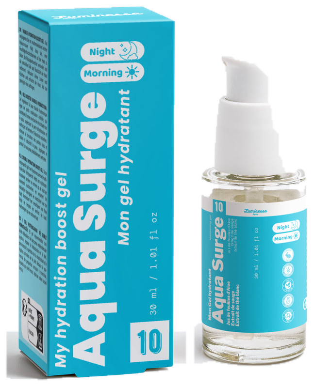 Aqua Surge Luminesse Paris sur fond transparent