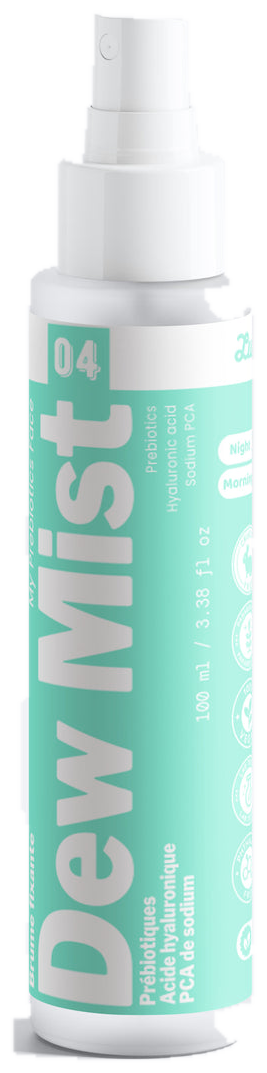Microbiome Prebiotics Face Mist Luminesse Paris sur fond transparent