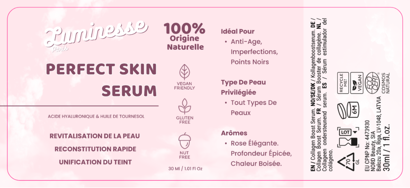 Sérum booster de collagène « Peau Parfaite » 30 ml