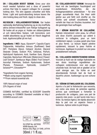 Sérum booster de collagène « Peau Parfaite » 30 ml