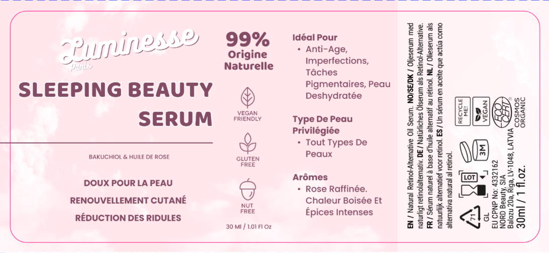 Sérum au rétinol alternatif naturel « La Belle au bois dormant » 30 ml